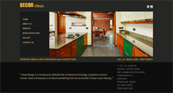 Desktop Screenshot of decorideas.co.in